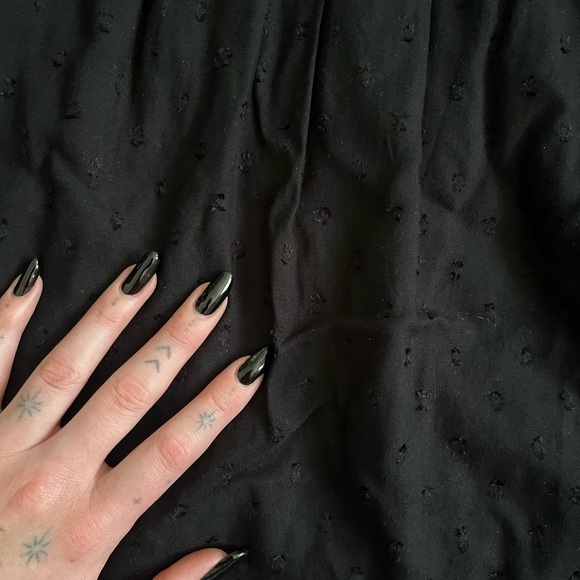 Zudio Black Ruffled Mini Dress - Picture 2 of 3